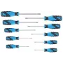 GEDORE Conjunto de chaves de fendas Torx de oficina, 10 peças, TX6-TX40, cabo de 2 componentes, DIN ISO 8764 1482335