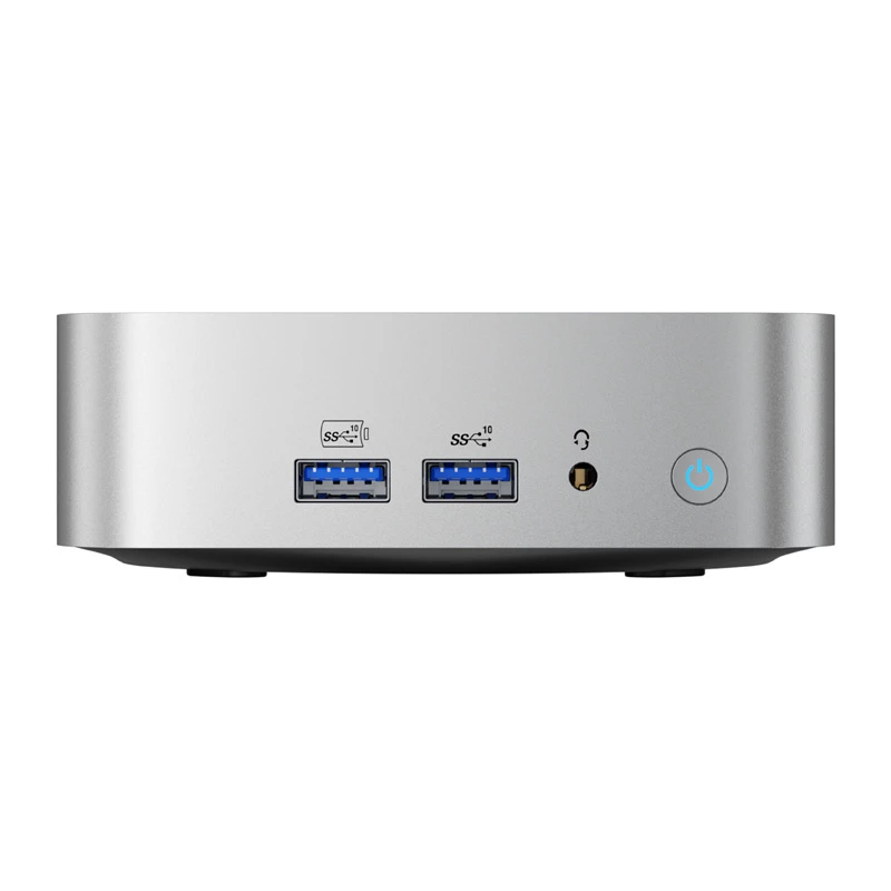 GEEKOM A8 Mini PC, AMD Ryzen 7 8745HS, 16GB DDR5, 1TB SSD PCIe Gen4, Windows 11 Pro, preto