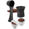 Conjunto GEFU CONSCIO de 8 chávenas de café Nespresso com pires, porcelana, 180 ml, branco