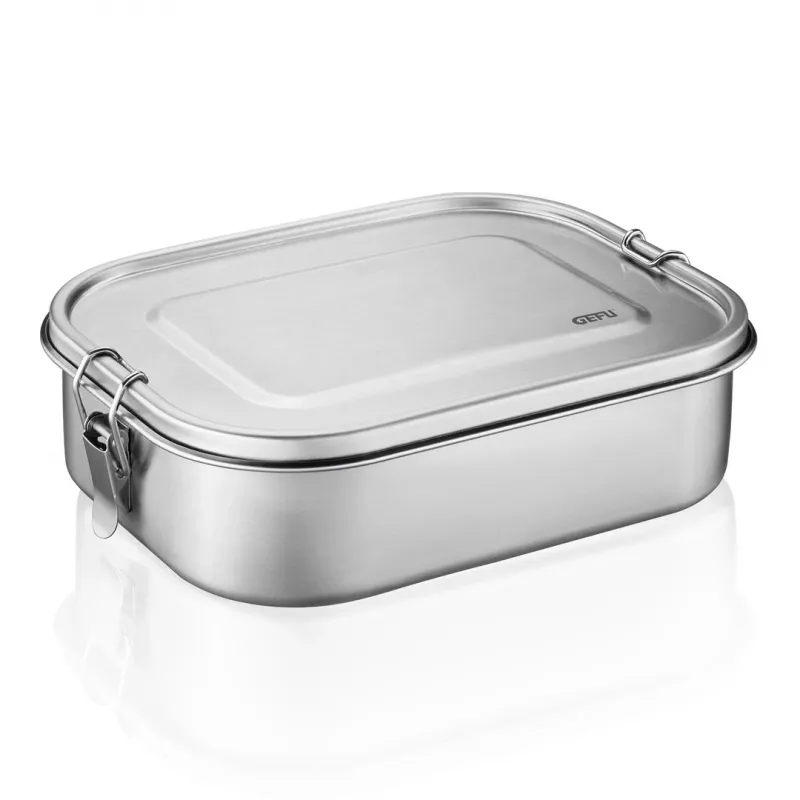 Lancheira GEFU ENDURE Small 0,7L aço inoxidável com vedação de silicone verde