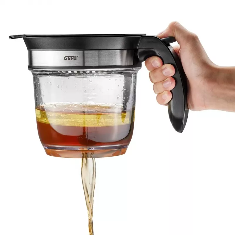 GEFU GF21721 Separador de gordura 1000 ml, plástico, silicone, aço