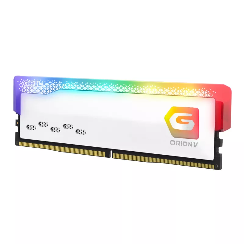 GeIL Orion V RGB 16GB 6000MHz DDR5 Memória para Desktop Gaming - Branco