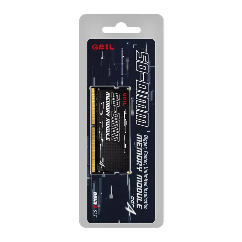GeIL Pristine memória RAM para portátil 8GB DDR4 3200MHz SODIMM, PC4-25600, CL22, 1,2V
