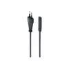 GEMBIRD Cablexpert PC-184-VDE Cabo de alimentação, C7, certificado VDE, Preto, 1,8 m