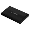 Gembird EE2-U2S-5 Caixa externa USB 2.0 para HDD/SSD SATA de 2,5 polegadas, alumínio, preto