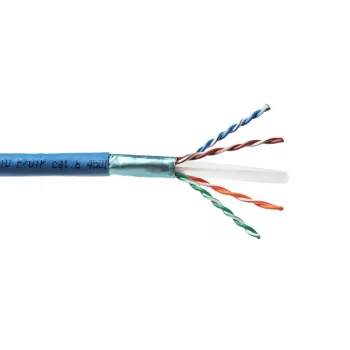 Cabo de rede FTP (F/UTP) Cat.6 450MHz GEMBIRD, 4x2x23AWG condutor, PVC