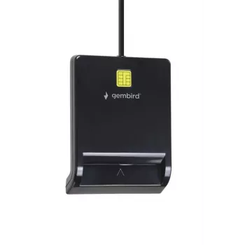 Gembird FD2-SCR Leitor universal de cartões inteligentes USB, Preto