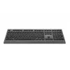 Gembird KB-MCH-06-CYRL teclado multimédia fino com fio com adaptador Type-C, layout cirílico, preto