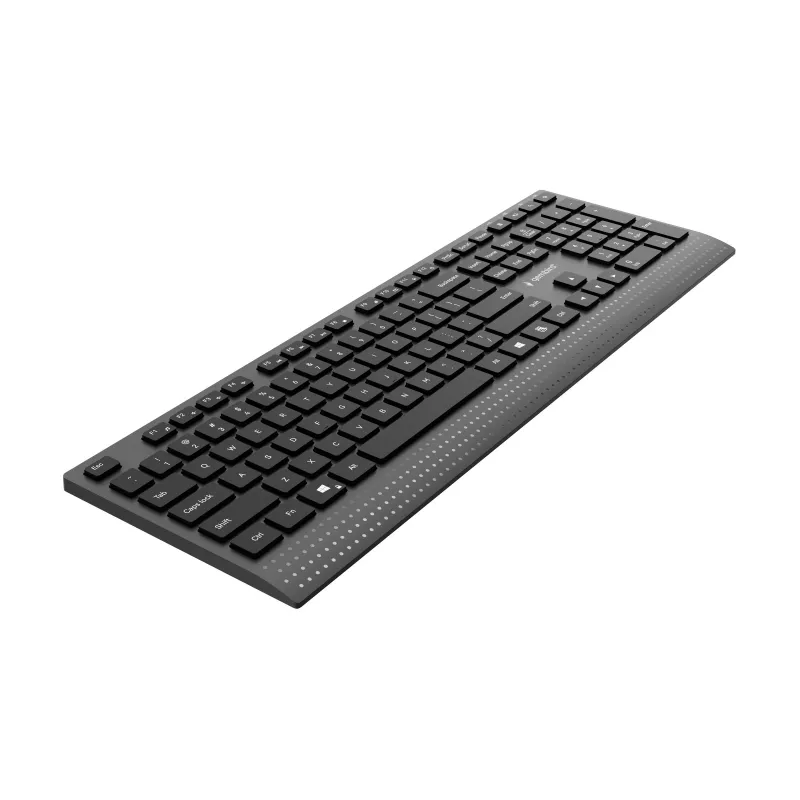 Gembird KB-MCH-06 Teclado multimédia com fio slim com adaptador Type-C, layout US, preto