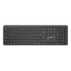 Teclado sem fios fino de modo duplo Gembird KB-WPS-03-CYRL (2.4G + BT), layout russo/cirílico, preto