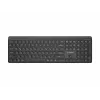 Teclado sem fios fino de modo duplo Gembird KB-WPS-03-CYRL (2.4G + BT), layout russo/cirílico, preto