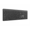 Teclado sem fios Gembird KB-WPS-03 Dual-Mode Pro-Business Slim, 2.4G + Bluetooth, layout US, preto
