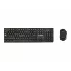 GEMBIRD KBS-WCH-04-RU Conjunto de teclado e rato sem fio, layout russo, preto