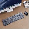 GEMBIRD KBS-WCH-04-RU Conjunto de teclado e rato sem fio, layout russo, preto