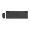 Gembird KBS-WPS-02 Conjunto de secretária slim sem fios dual-mode, 2.4GHz + Bluetooth, layout US (teclado e rato)