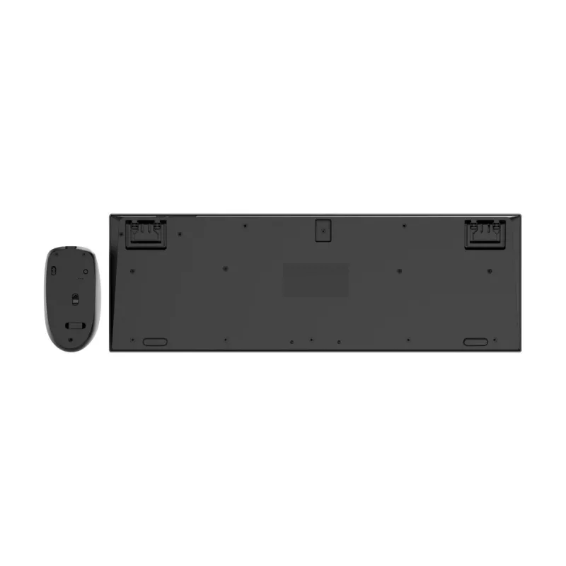 Gembird KBS-WPS-02 Conjunto de secretária slim sem fios dual-mode, 2.4GHz + Bluetooth, layout US (teclado e rato)