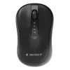 Gembird MUSW2-4B-01 Rato sem fios dual-mode (2,4 GHz + Bluetooth 5.0) com sensor ótico 1600 DPI, 4 botões, ambidestro, preto