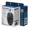 Gembird MUSW2-6B-01 Rato Sem Fios Dual-Mode, 2,4 GHz + Bluetooth 5.0, 1600 DPI, 6 Botões, Preto