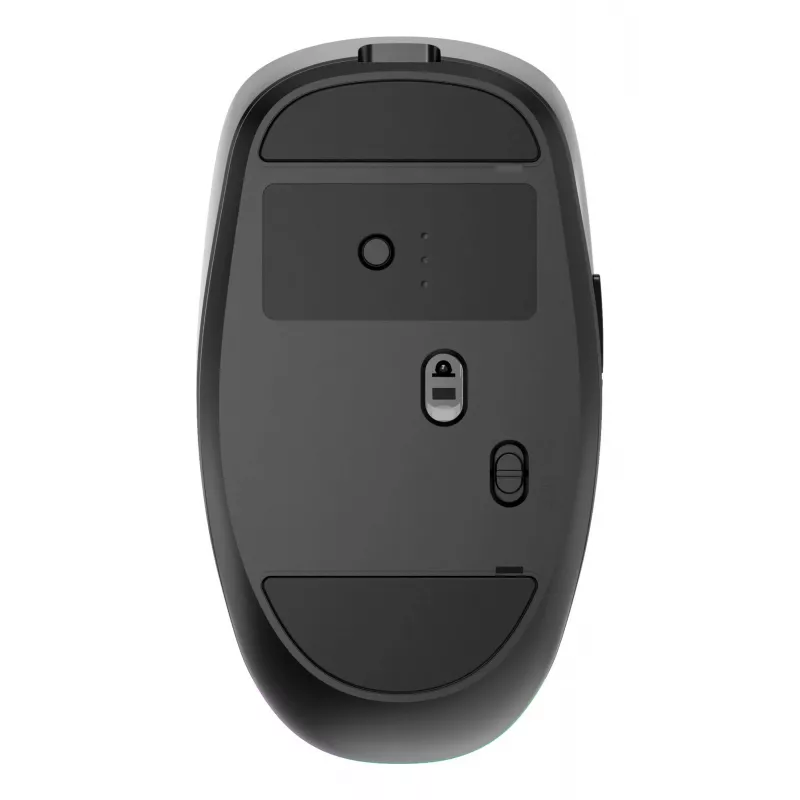 Gembird MUSW2-6B-01 Rato Sem Fios Dual-Mode, 2,4 GHz + Bluetooth 5.0, 1600 DPI, 6 Botões, Preto