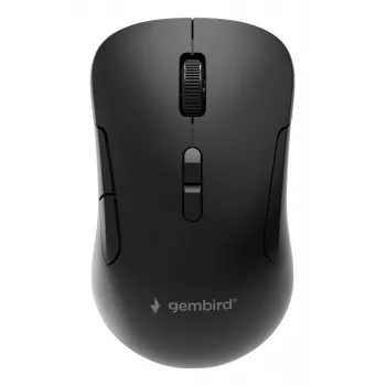Gembird MUSW2-7B-01 Rato sem fios dual-mode (2.4G + Bluetooth), 1600 DPI, 7 botões, preto