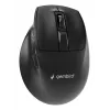 Rato ergonómico sem fios triple-mode Gembird MUSW3-9B-01 (2,4 GHz + Bluetooth + USB-C), 2400 DPI, 9 botões, preto