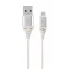GEMBIRD Cabo USB 2.0 para Micro-USB 1m preto/branco
