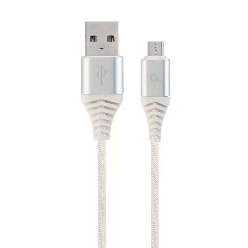 GEMBIRD Cabo USB 2.0 para Micro-USB 1m preto/branco