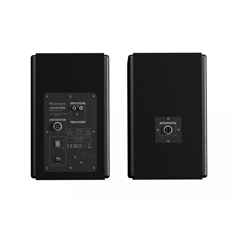 Colunas de secretária Genesis Arsen 402BT NGS-2415, 2.0, 60 W, Bluetooth 5.3, preto
