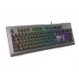Teclado gaming GENESIS Rhod 500 RGB - membrana, QWERTY espanhol, preto/cinzento