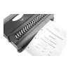 Genie CB 850 Máquina de encadernação manual Comb, 350 folhas, Preto