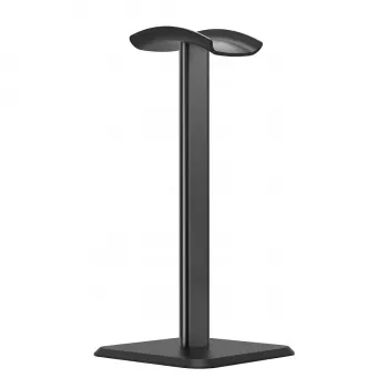 GEQUDIO GH-40 Suporte universal para auscultadores - fixação sob a secretária, rotação 360°, preto