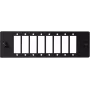 GETFORT 38863 Módulo adaptador de fibra ótica SC duplex para patch panels, 6 portas, 12 fibras, preto