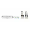 GETFORT 58460 módulo keystone RJ45 Cat.6A blindado sem ferramentas