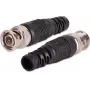 Ficha BNC GETFORT, macho, para cabo coaxial RG59, caixa de plástico, ligação por parafuso, 75 Ohm