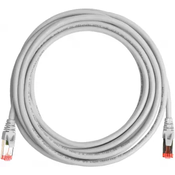 Cabo de rede Ethernet GETFORT Cat.6A S/FTP LSOH 5m cinzento