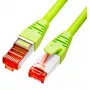 GETFORT Cabo de rede Cat.6A S/FTP LSOH 0,25 m verde