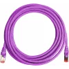 GETFORT cabo de rede Cat.6A S/FTP LSOH 5m roxo