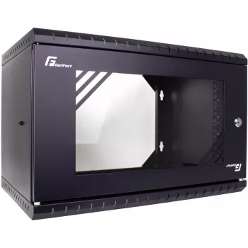 Armário rack de parede GETFORT ECO v3 19 polegadas 6U, 520x340mm, preto (WGF064-53E-WGBv3)