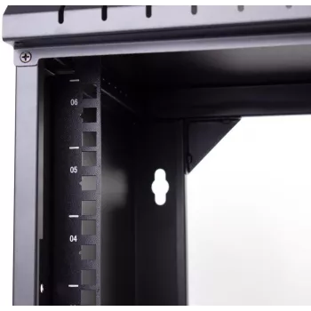GETFORT ECO v3 armário rack de parede 19 polegadas 9U 520x340 mm preto - WGF09-53E-WGBv3