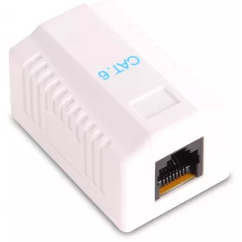 GETFORT GF-1G6UTP Surface-Mount RJ45 Cat.6 UTP Network Socket, White