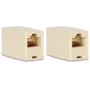 Acoplador em linha GETFORT GF-2G5E-BL-UTP RJ45 Cat.5e fêmea-fêmea UTP cinzento-claro