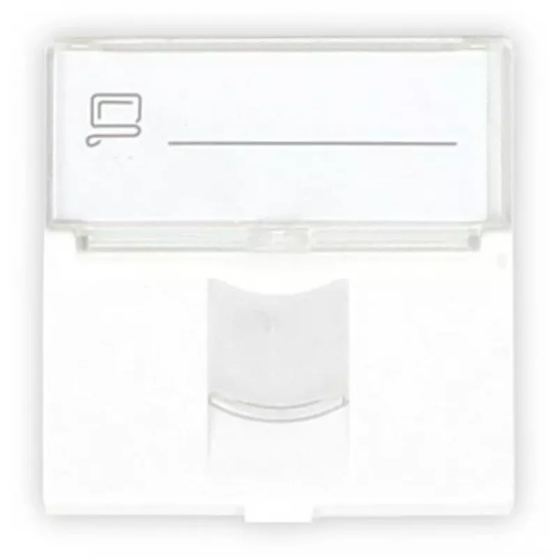 Módulo de dados GETFORT GF-2MOD-1G 2 módulos RJ45 45x45 mm Cat.6 UTP branco