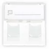 GETFORT GF-2MOD-2G módulo de rede Mosaic 2 portas RJ45 Cat.5e, 45x45mm, branco