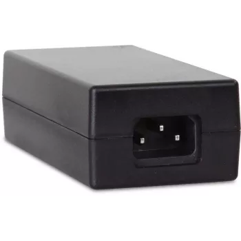 GETFORT GF-48D1000 Adaptador injetor PoE passivo 48W, 100-240V AC para 48V DC, 10/100 Mbps, 2x RJ45, compatível IEEE 802.3af/at