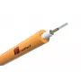 GETFORT GF-DAC-2J Cabo de fibra ótica para enterramento direto exterior 1m, 2 fibras, monomodo OS2, bainha PE resistente a UV, proteção contra roedores