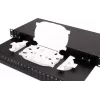 Painel de patch de fibra ótica fixo GETFORT GF-FO04-SX 1U 19 polegadas 24xSC simplex