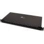 Painel de patch de fibra ótica fixo GETFORT GF-FO04-SX 1U 19 polegadas 24xSC simplex