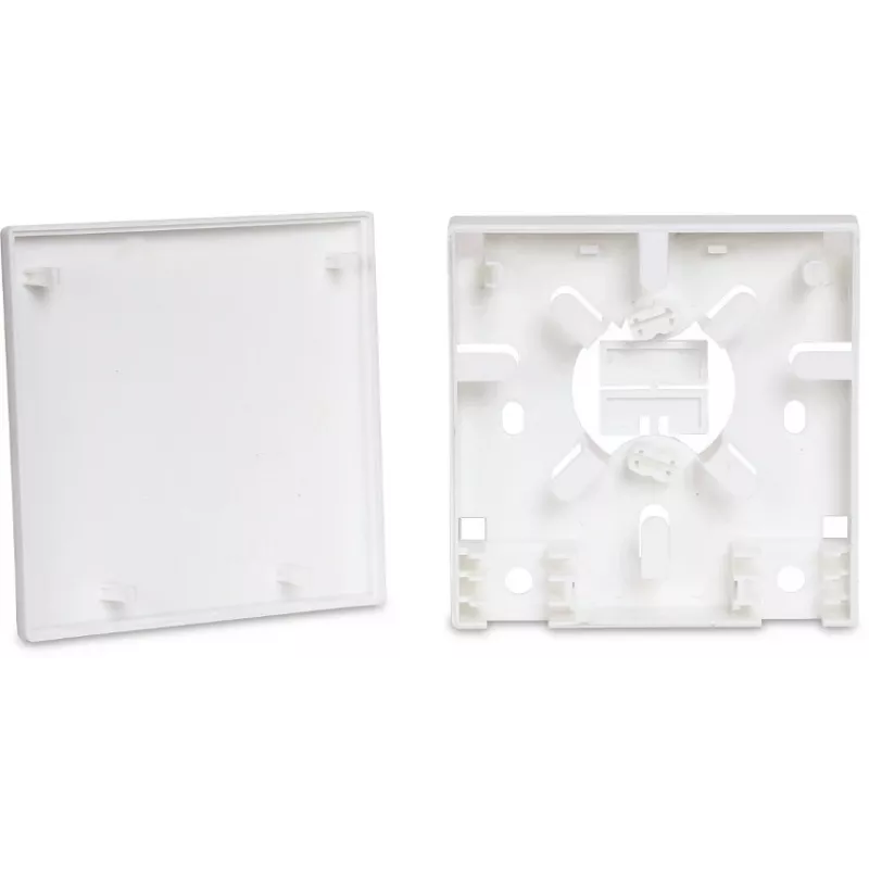 GETFORT GF-FO2P Caixa de terminação ótica FTTH com adaptadores SC/APC e LC/APC, caixa de parede de 2 portas, monomodo, branco