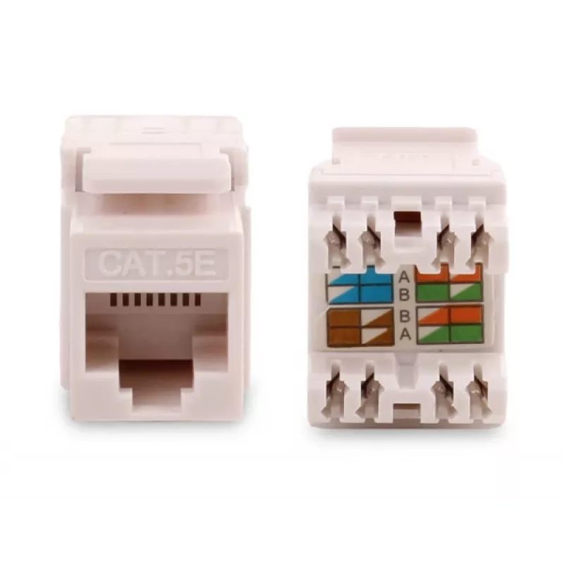 GETFORT GF-K5EUTP Módulo Keystone Cat.5e UTP RJ45, branco
