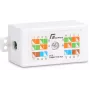 Conector de cabo GETFORT GF-LP-6UTP Cat.6 UTP inline, tipo Krone, branco